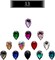 Sew on Rhinestones 100 PCS Mixed Shapes Glass Rhinestones Sew on Crystal Gems Mental Flatback with Silver Claw for Jewelry Crafts Clothes Shoes Costume Garment Champagne